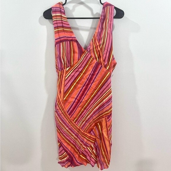 NWT Wild Fable orange and pink Y2K retro dress size XXL - Picture 6 of 10